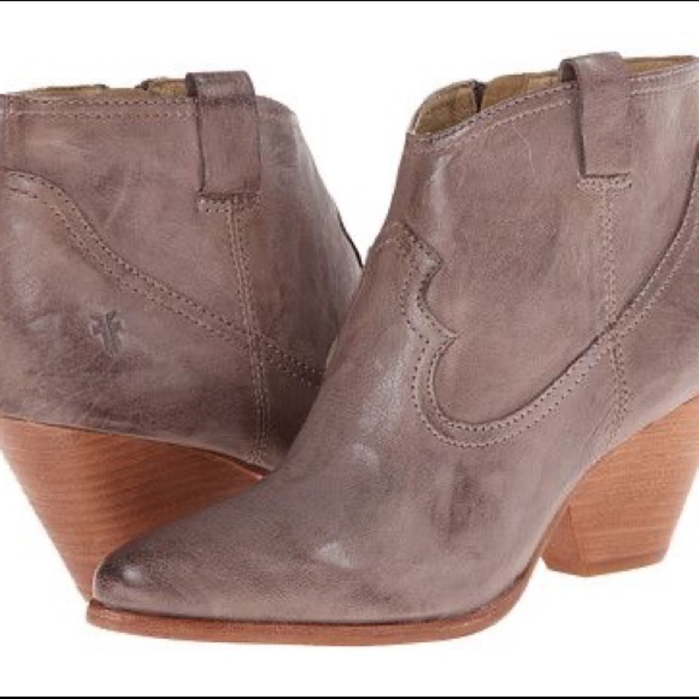 SOLD Frye Reina Booty in Ash Grey